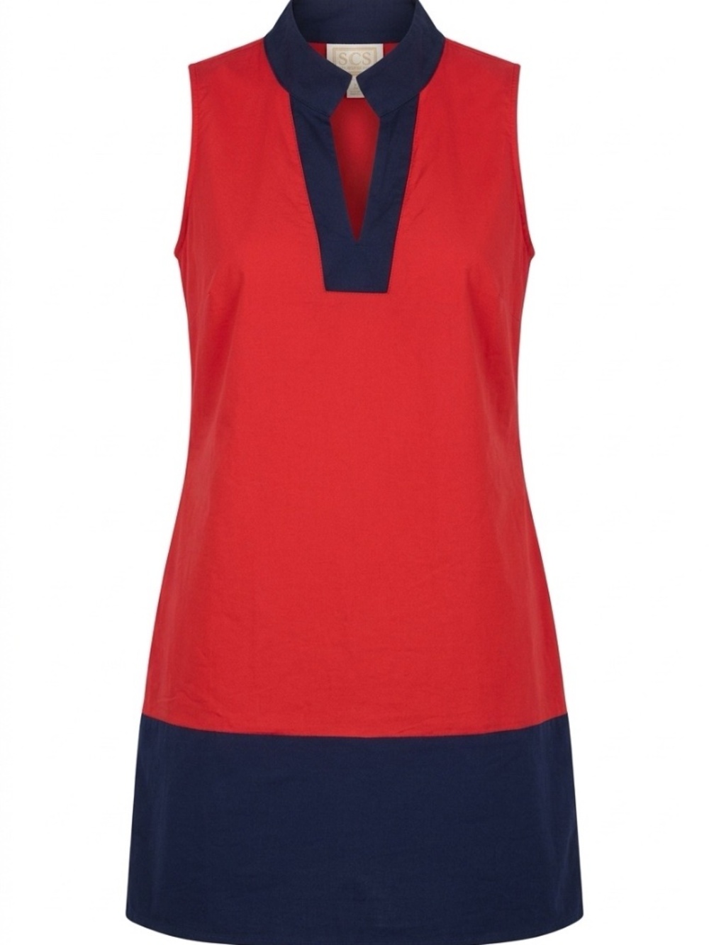 Sail To Sable STS Sleeveless Cotton Poplin Tunic Dress  - size M